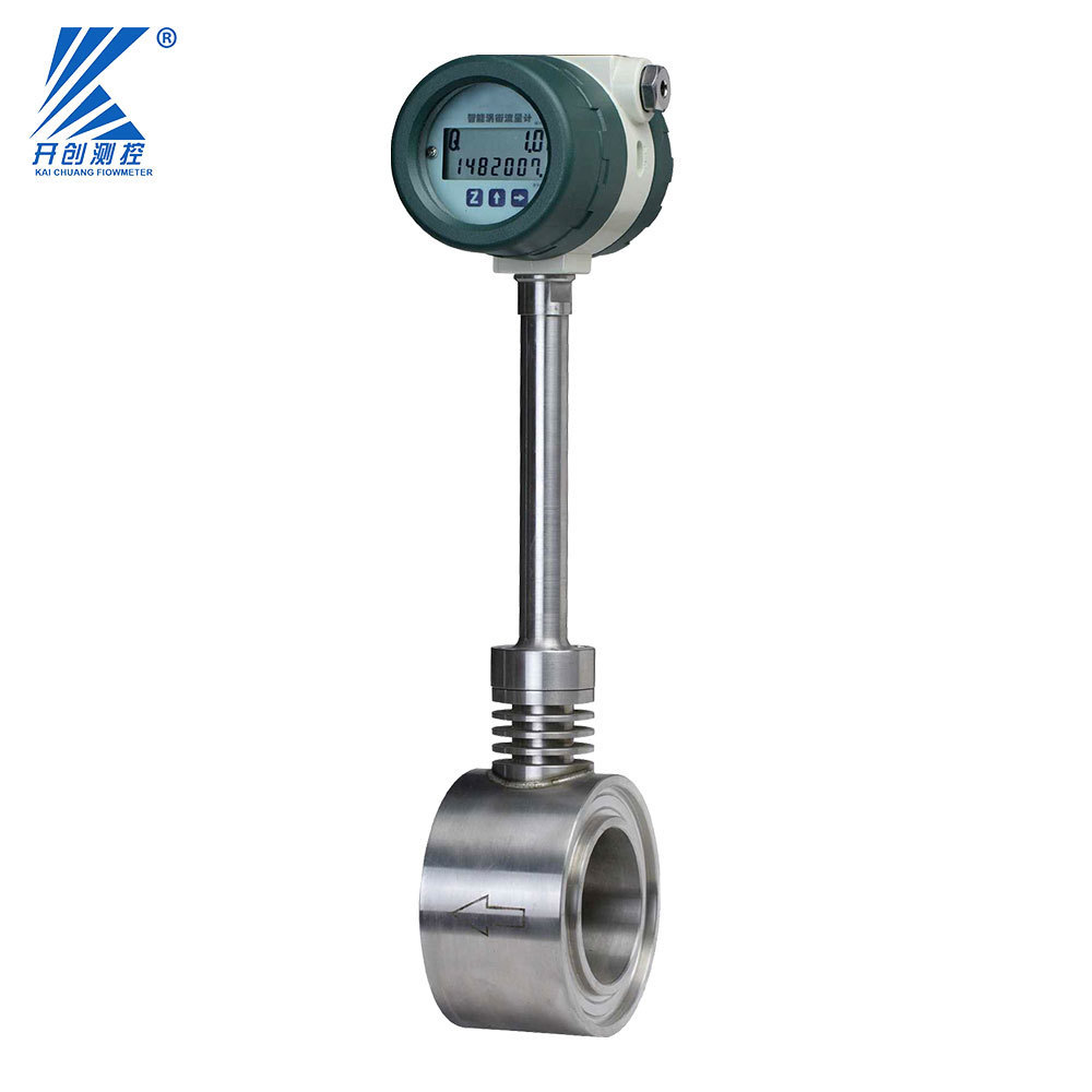 Propane Gas Vortex Water Flow Meter Sensors With 4-20ma Pulse 24vdc Kaifeng Meter kaichuang Flowmeter