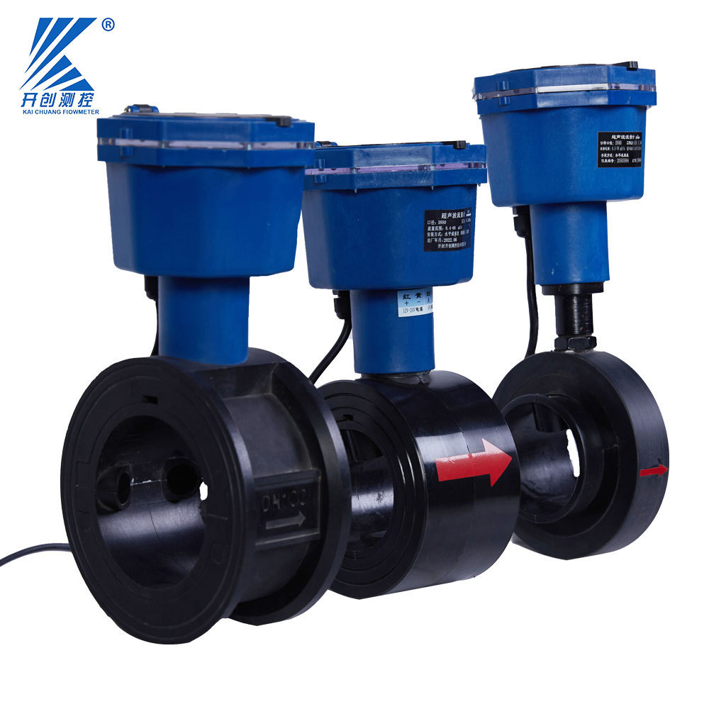 Iso9001 Tuf-2000 Modular Ultrasonic Flowmeter Clamp On Sewage Pure Water Pipeline Ultrasonic Flow Meter