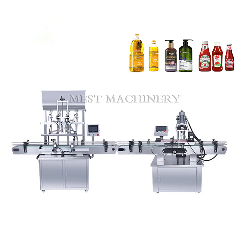 Automatic Servo Motor Piston Pump Yogurt Filling Machine Bottle Yogurt Milk Filling and Production Machine Line