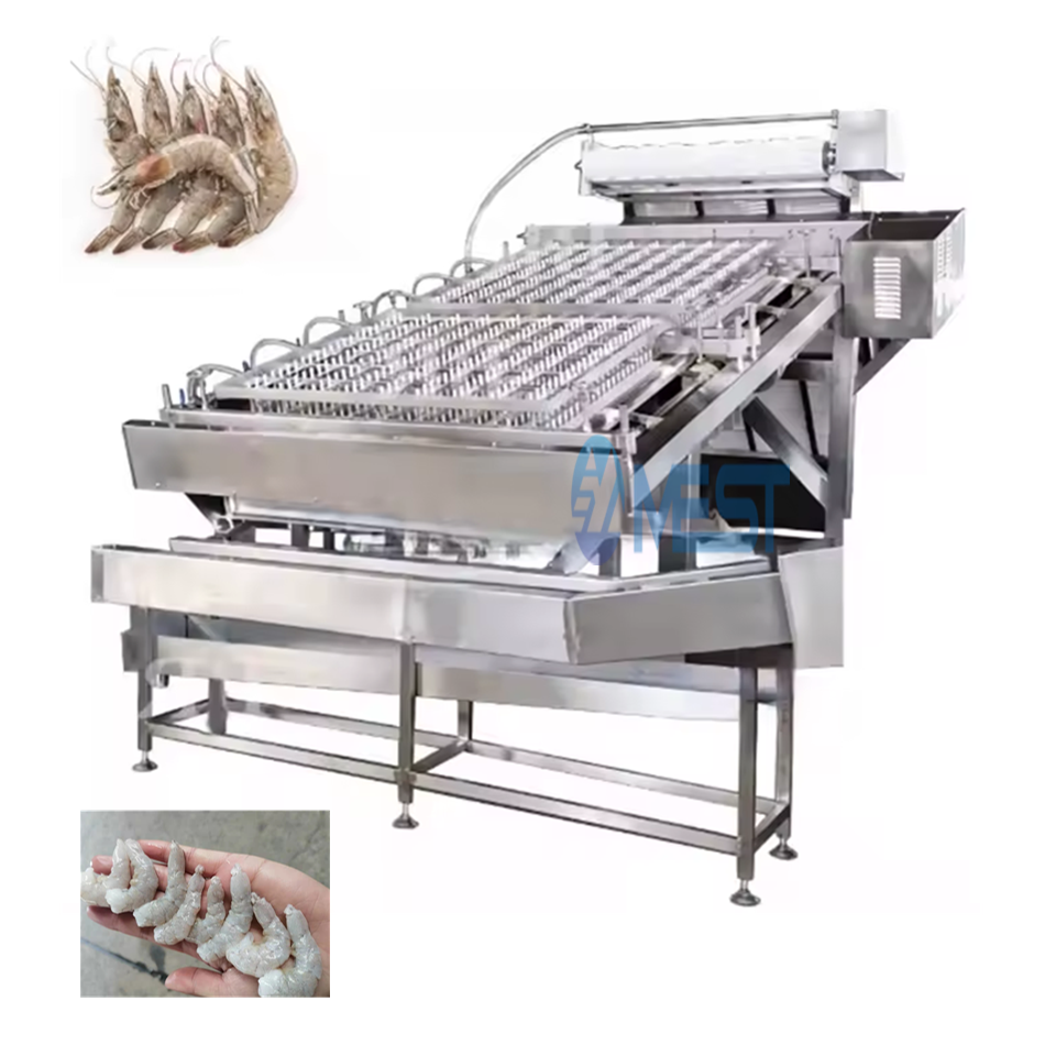 Low Price Prawn Processing Cleaning Shrimp Peeling Machine For Sale