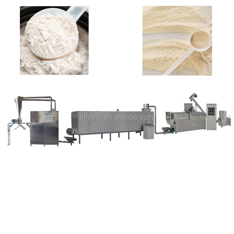 Full Automatic Instant Nutrition Protein Powder Production Line Baby Food Powders Processing Making Machine