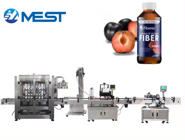 Automatic Servo Motor Piston Pump Yogurt Filling Machine Bottle Yogurt Milk Filling and Production Machine Line