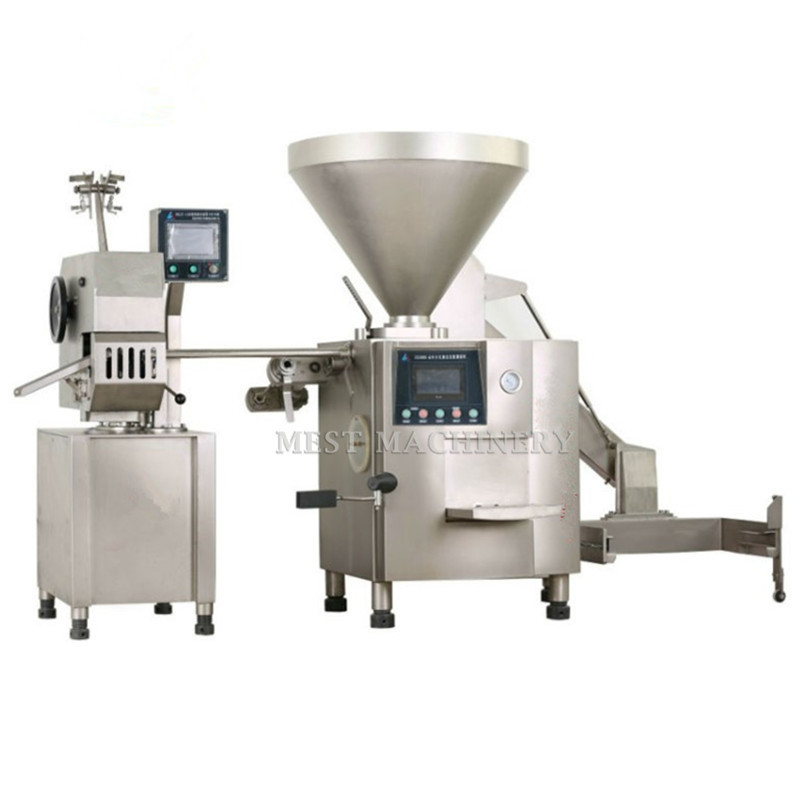 High Speed Vacuum Sausage Filler Ham Filling Making Machine Quantitative Sausage Stuffer For Italian Salami Sausage Maker