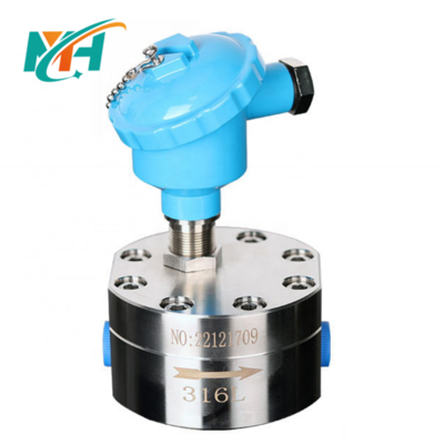 KFMH Flow Meter Factory Positive Displacement Molasses Liquid Control Hot Oil Micro Oval Gear Flow Meter