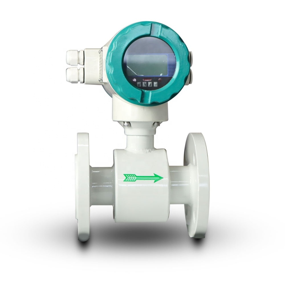 Flowmeters Measure Water Sewage DN1000 Water Meter High Accuracy 220VAC Integrated Electromagnetic Flow Meter