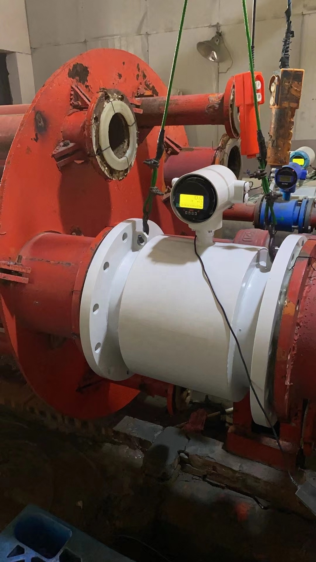 Flowmeters Measure Water Sewage DN1000 Water Meter High Accuracy 220VAC Integrated Electromagnetic Flow Meter