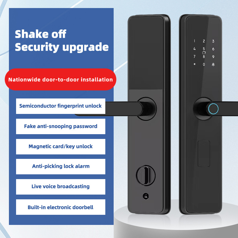 European Style Door  Keys Water Proof Smart  Door Lock