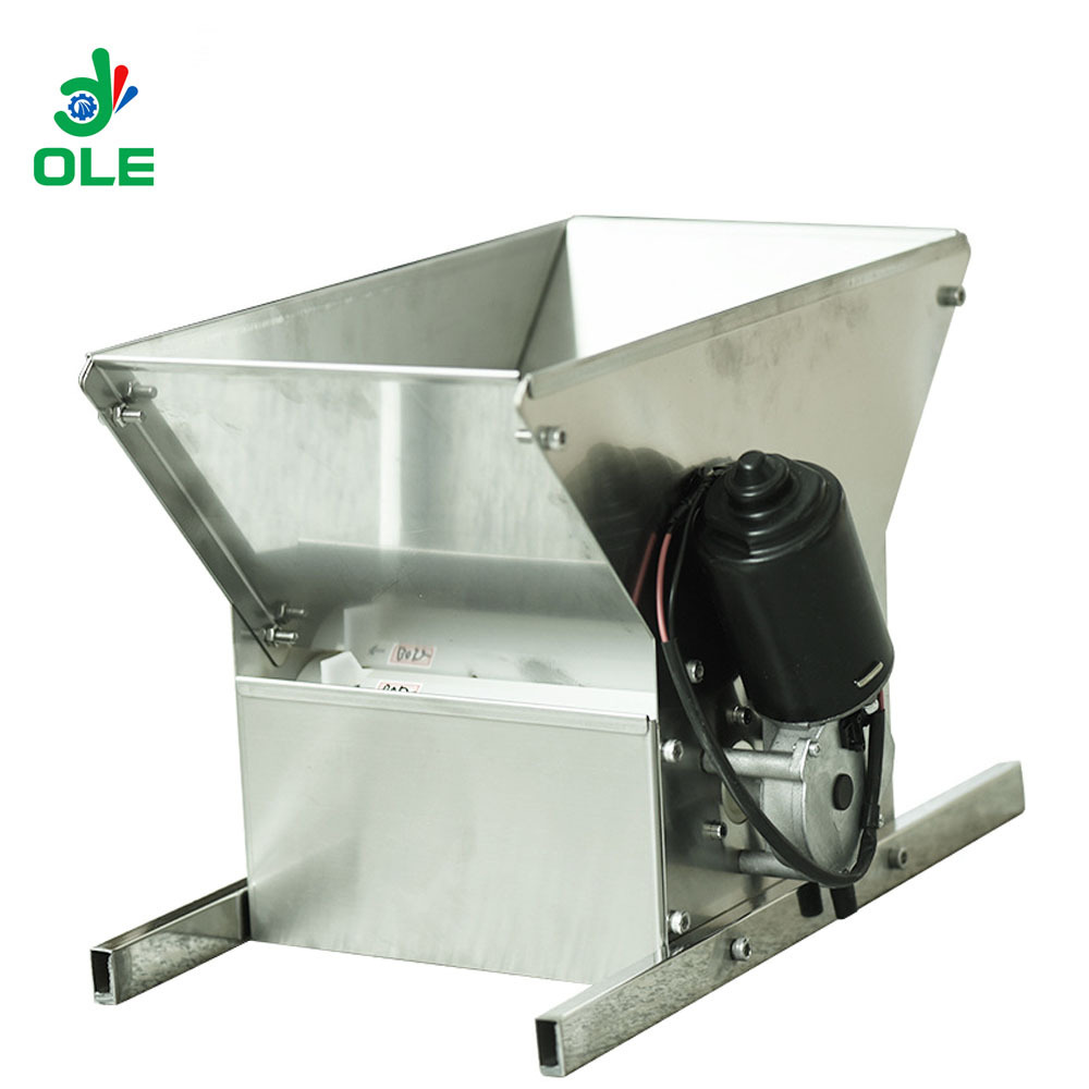 304 Stainless Steel Electric Grape Press Machine Double Rollers Grape Crushing Machine Blueberry Crusher Machine