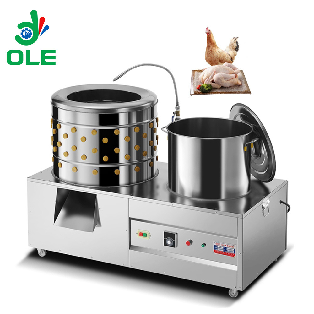 Easy Operation High Efficiency Chicken Scalder & Plucker Machine For Sale Chicken Boiler Plucker Duck Blanching Machine