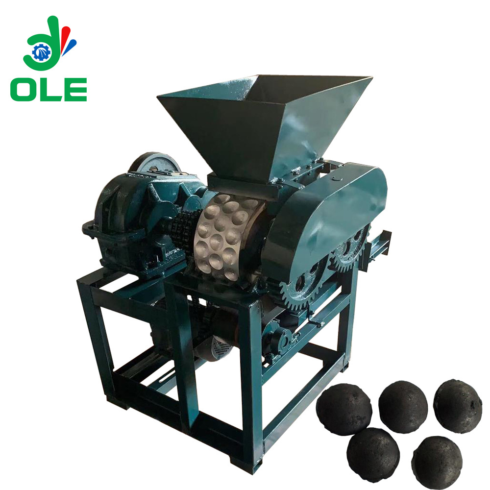 Hot Sell Charcoal Briquettes Machine Factory Customize Coall Ball Pressing Forming Machine BBQ Charcoal Briquetting Machine