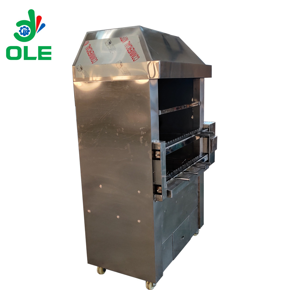 Commercial Automatic BBQ Machine Electric/ Charcoal/ Gas Skewers BBQ Grill Machine Stainless Steel Chicken Grill Machine