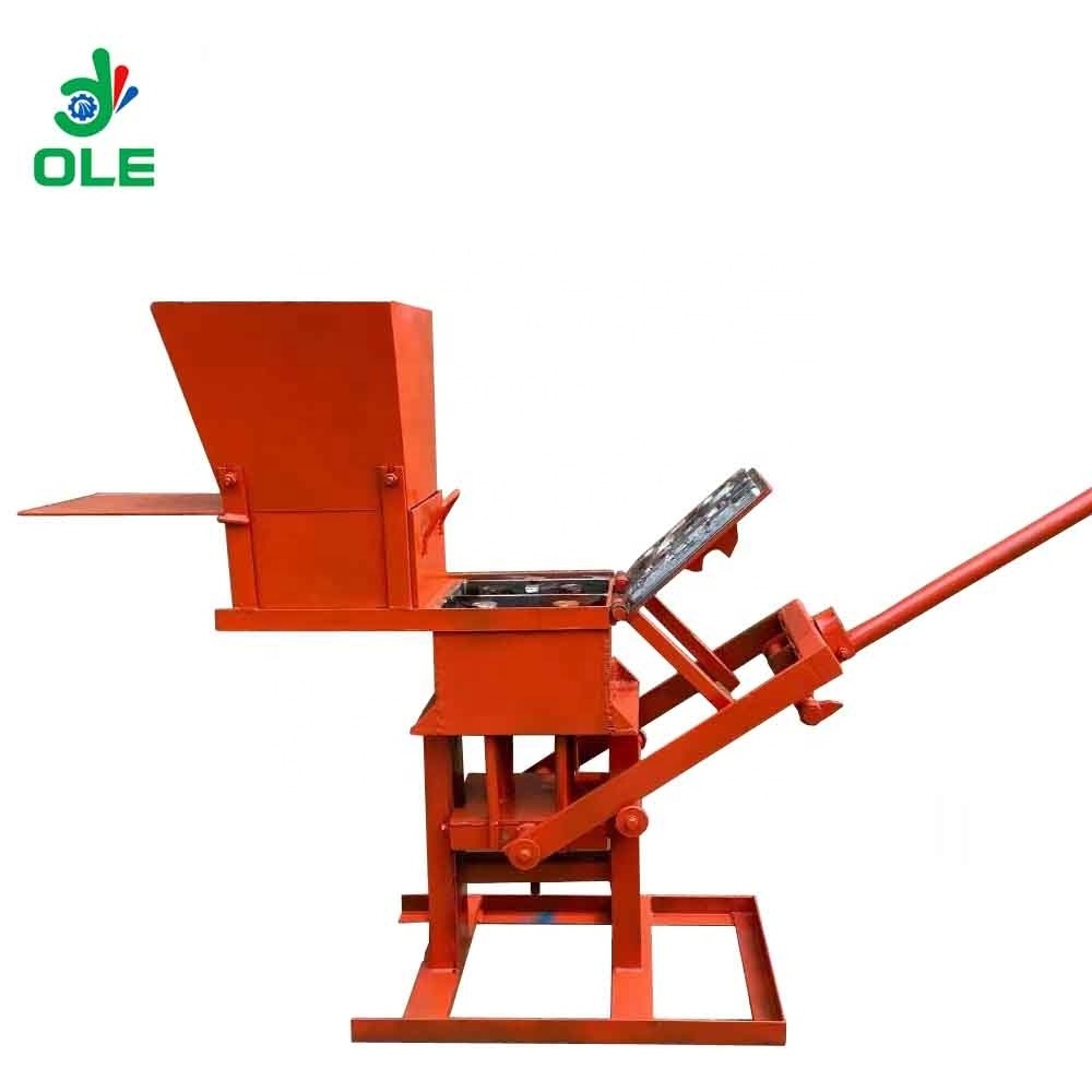 Hand Press Brick Making Machinery Manual Concrete Bricks Make Machine Mud Brick Moulding Machine