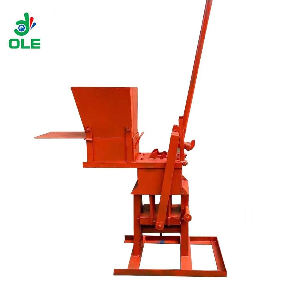 Hand Press Brick Making Machinery Manual Concrete Bricks Make Machine Mud Brick Moulding Machine