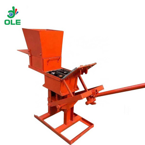 Hand Press Brick Making Machinery Manual Concrete Bricks Make Machine Mud Brick Moulding Machine