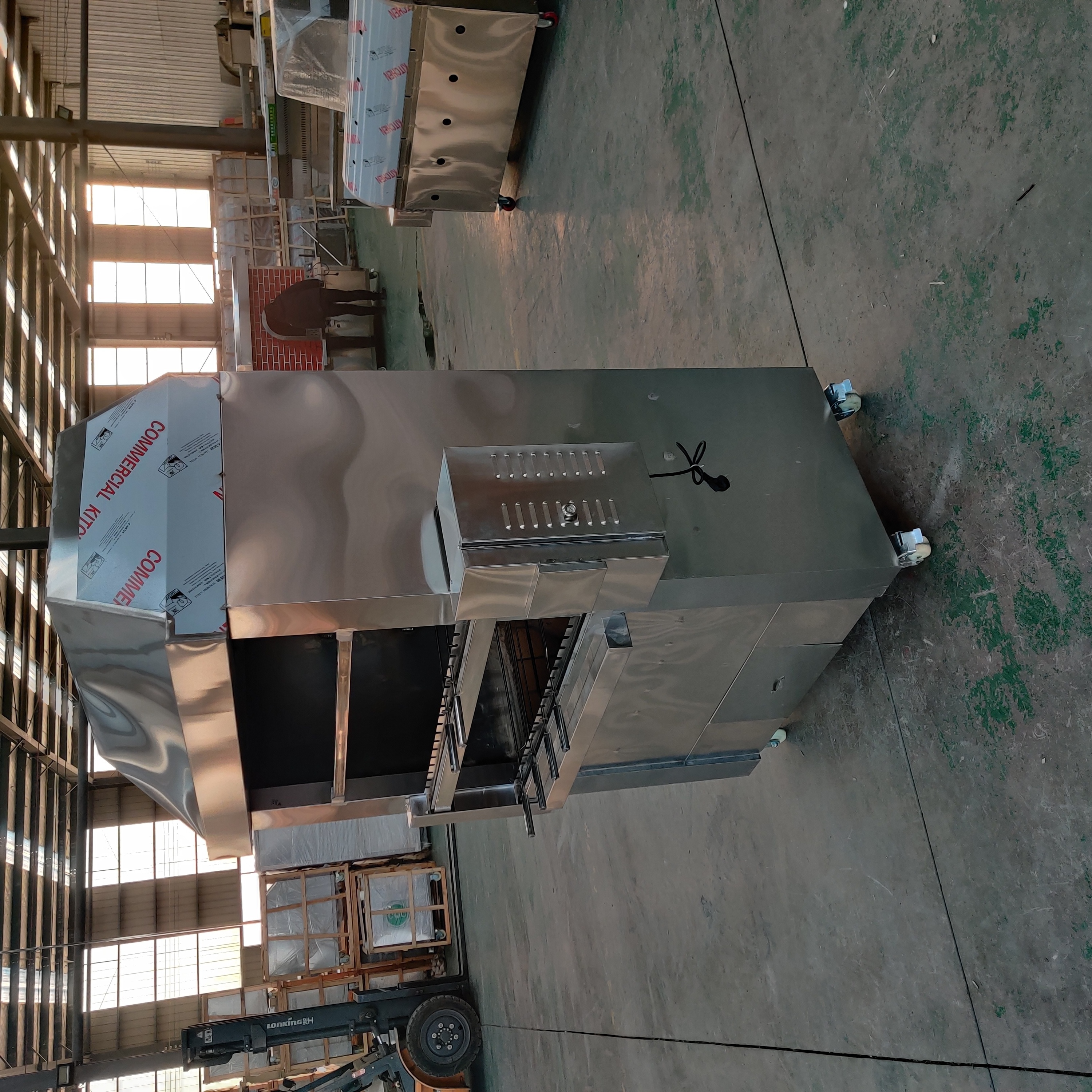 Commercial Automatic BBQ Machine Electric/ Charcoal/ Gas Skewers BBQ Grill Machine Stainless Steel Chicken Grill Machine