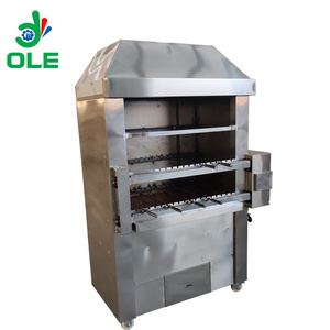 Commercial Automatic BBQ Machine Electric/ Charcoal/ Gas Skewers BBQ Grill Machine Stainless Steel Chicken Grill Machine