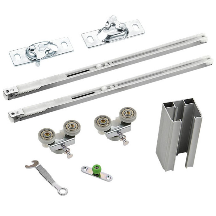 Sliding Door Hardware Sliding Door Track Soft Close Top Hung 2000mm Kit Sliding Door System