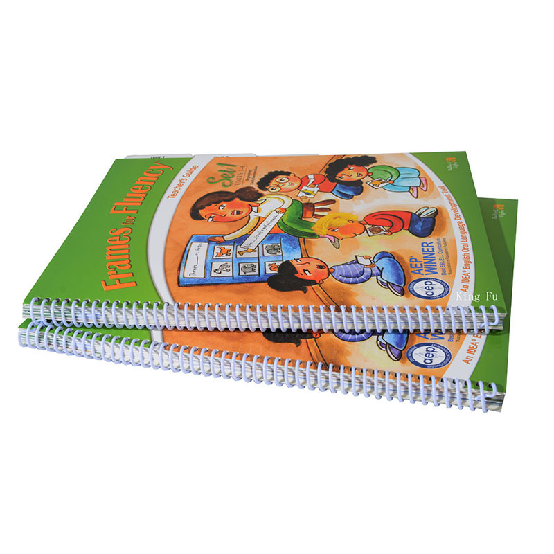 Publish Kids Activity Book Print Custom Spiral Wire Binding Hardcover Bound Bulk Child Book Printing House