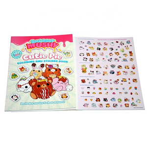 Custom Softcover Children Coloring Books Printing Perfect Bound Sticker Book Printing Service