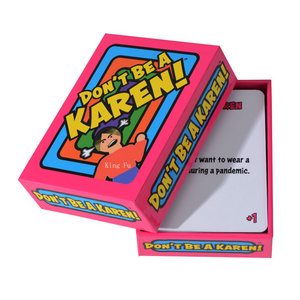 High Quality Cardboard Custom Fancy Kids Educational Alphabet Flashcards Game Playing Cards Printing