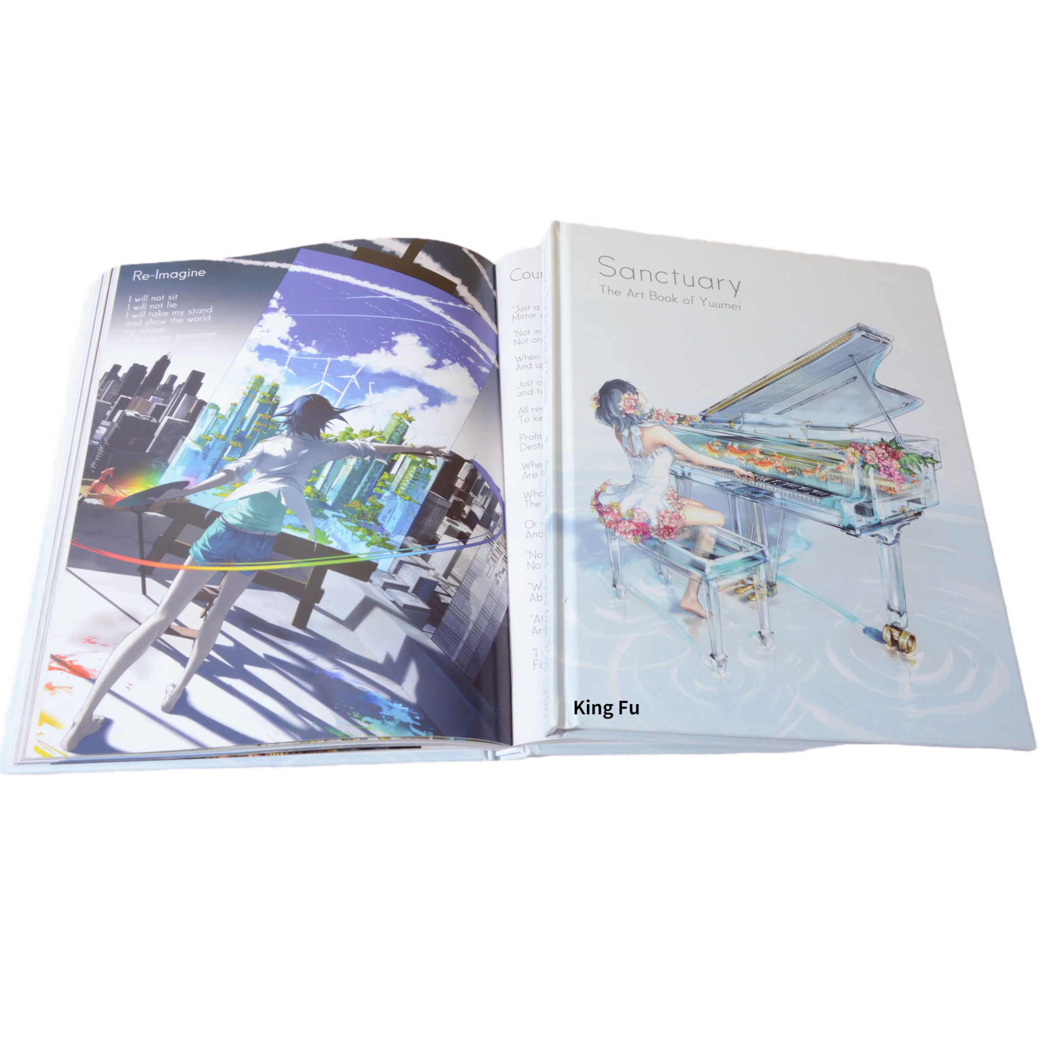 Custom Art Book Photo Books Printing Hardcover Binding with Dust Jacket Book Printer in China