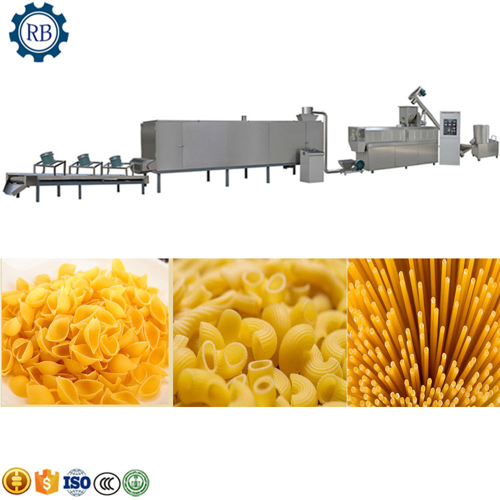 fully automatic spaghetti manufacturing plant/ macaroni pasta production line/screw pasta extruding machine