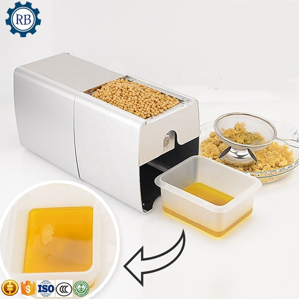 Energy Saving Kitchen Oil Press Machine for Home Use, Mini Oil Press Oil Extraction Machine Olive Hemp Motor New Multifunction