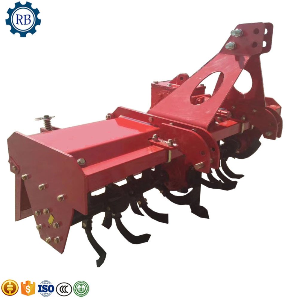 Multi-purpose 64 blade plain rice field rotary cultivator dry/wet land rotor tiller on sale