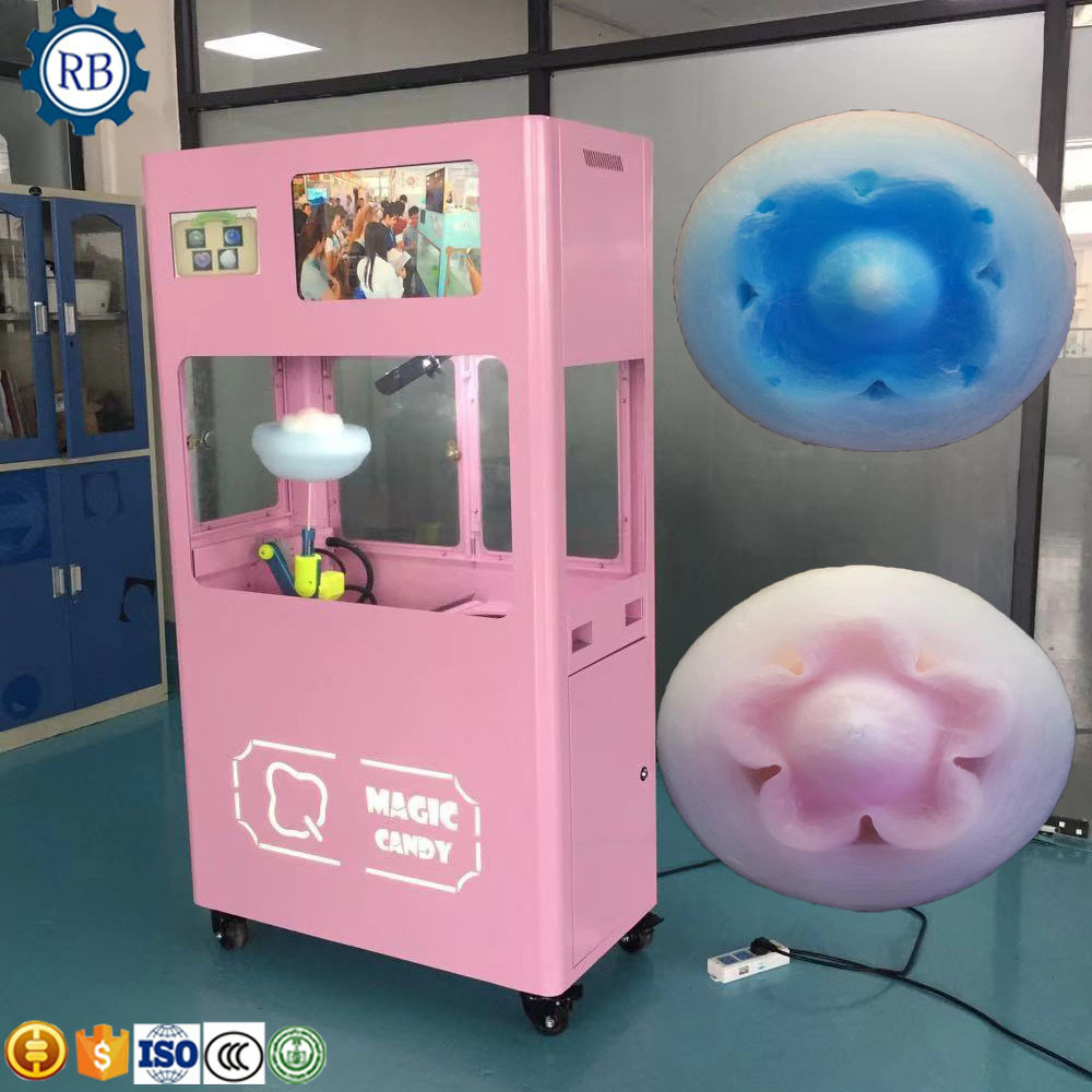 commercial smart marshmallow making machine popcorn and cotton candy maker machine /robot machine for marshmallow