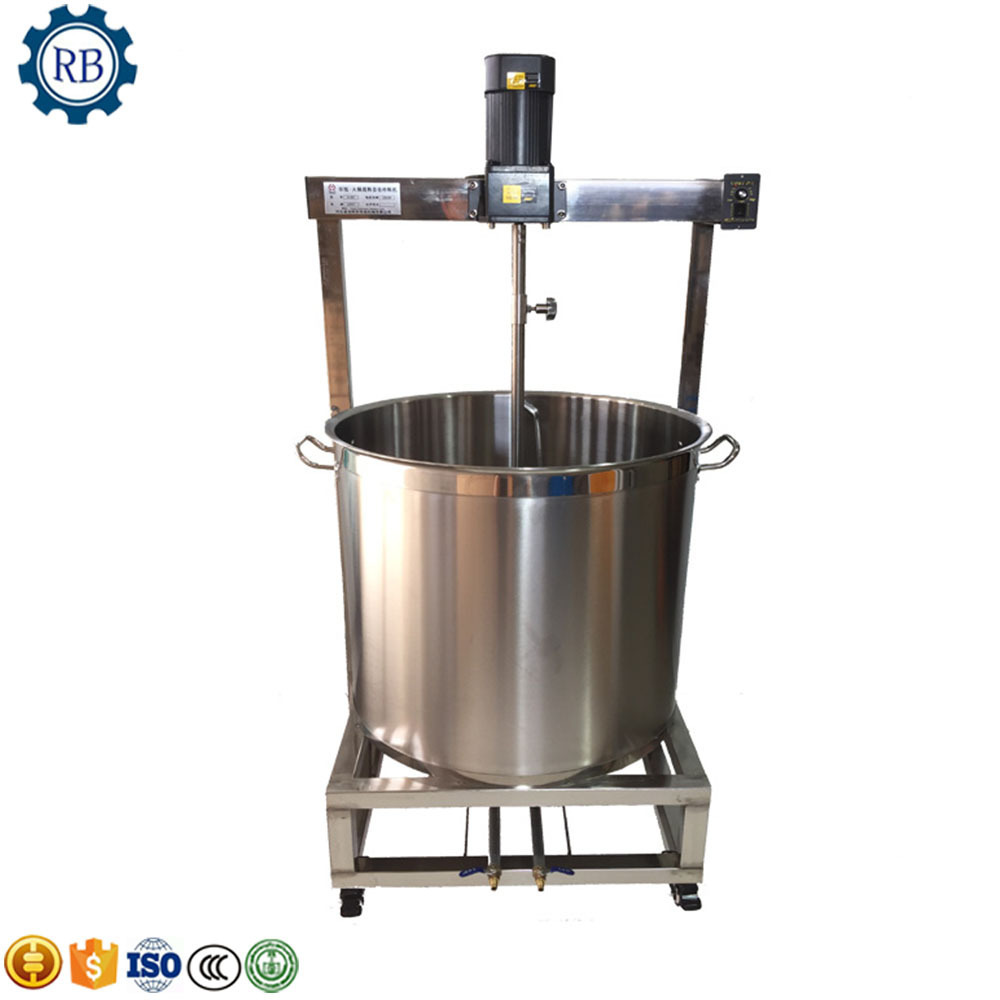 Best Price food heat machine Sugar Cooking Pots With Mixer/jam Jacketed Cooker With Agitator/candy Cooking Machine