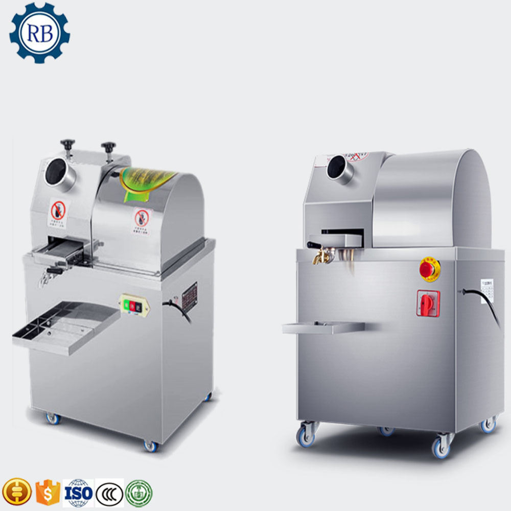 High Efficiency Sugar Cane Juice Extractor Machines / Sugar Cane Juicer / Hot Sale Sugarcane Juice Machine Motor Silver Provided