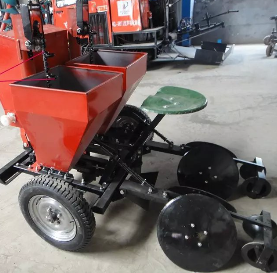 small tractor driven one row potato planter for farm use