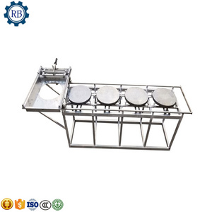 High Efficiency Dosa Baking Machine/ Thin Tortilla Pancake Bread Machine /enjera Making Machine Silver Multifunction Round 1 Set