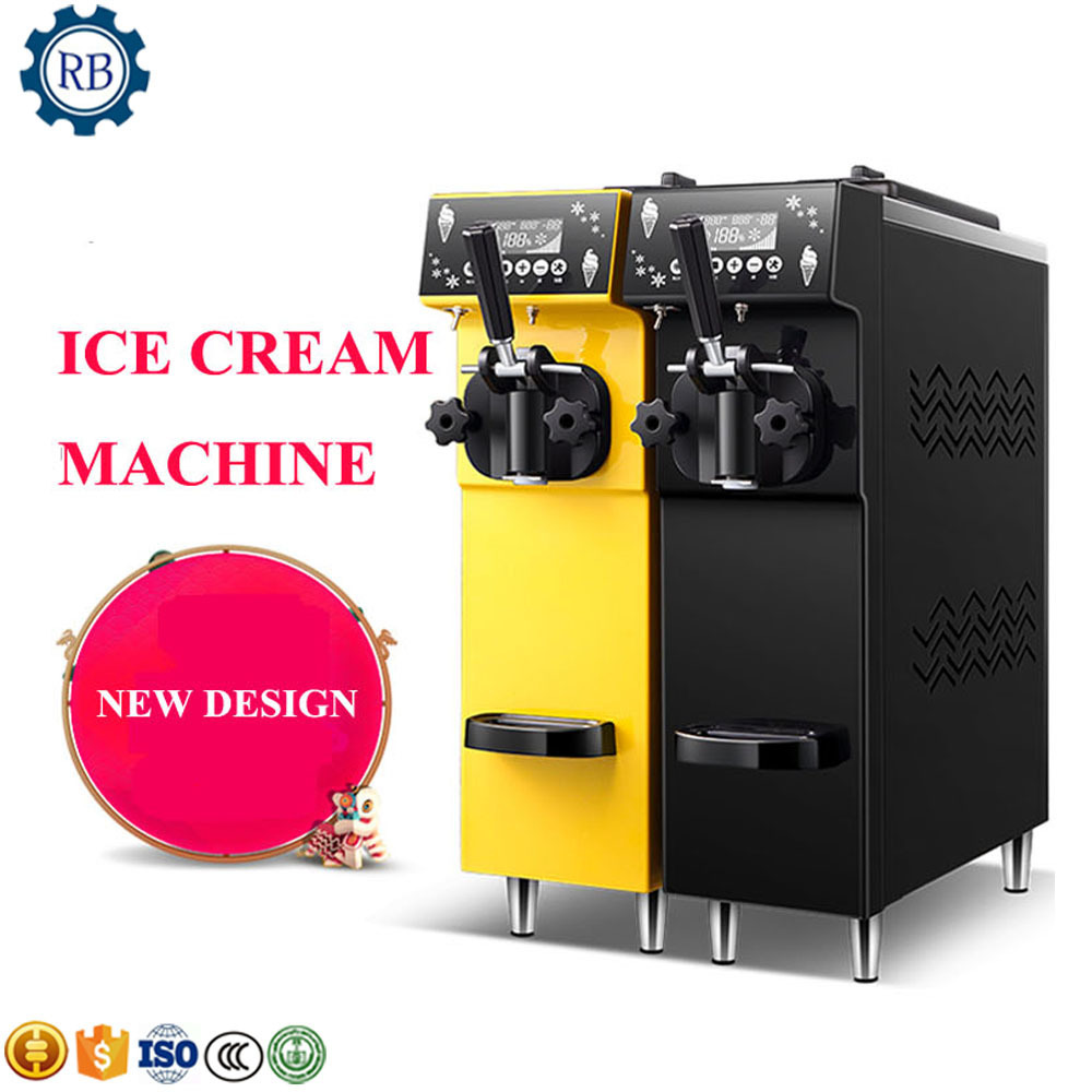 New Condition 3 Flavor Table Top Commercial Soft Ice Cream Machine For Sale /Ice Cream Making Machine