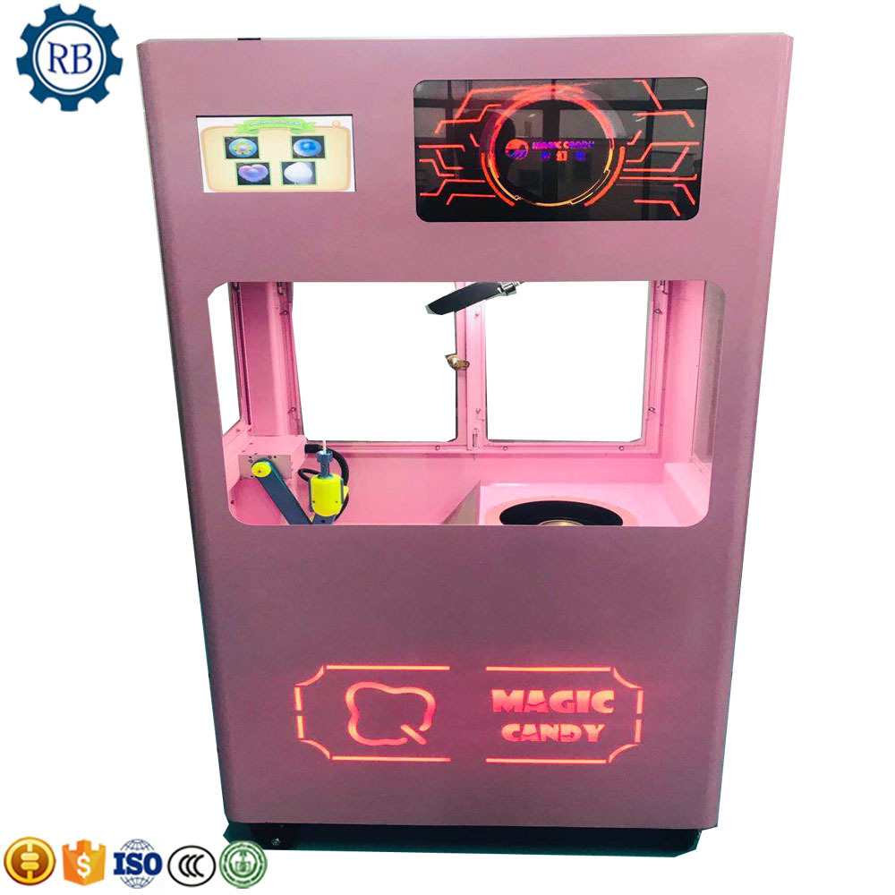 commercial smart marshmallow making machine popcorn and cotton candy maker machine /robot machine for marshmallow