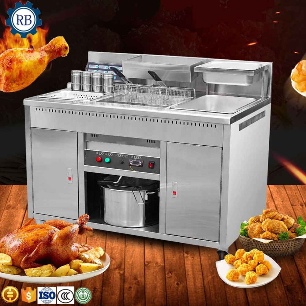 KFC Machine/broasted Electric Pressure Fryer/deep Fried Chicken Machine Chicken Meat Frying Machine Kitchen Silver Multifunction