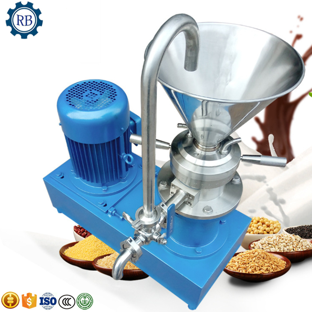 Automatic convenient mashed potato grinder almond milk / paste making machine / colloid mill with ISO certificate