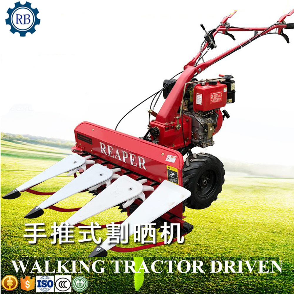 Good Feedback Hot Sale Grain Reaper/wheat Reaper / Mini Rice Paddy Cutting Machine Multifunction Low Cost Wheat Cutter Easily