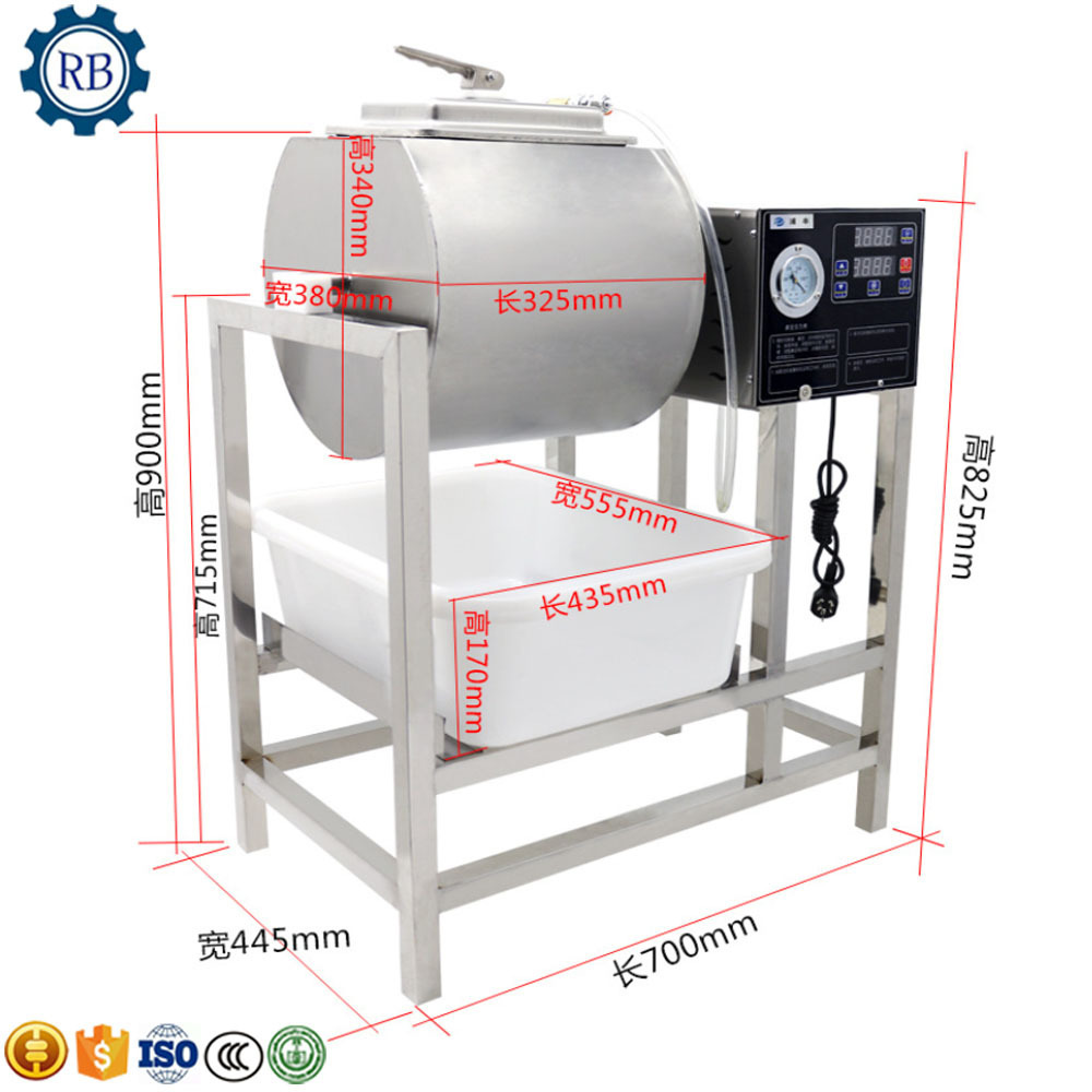 stainless steel commercial chicken vacuum marinator/Vacuum Massaging Machine/meat marinating machine