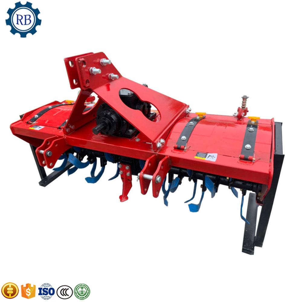 Multi-purpose 64 blade plain rice field rotary cultivator dry/wet land rotor tiller on sale