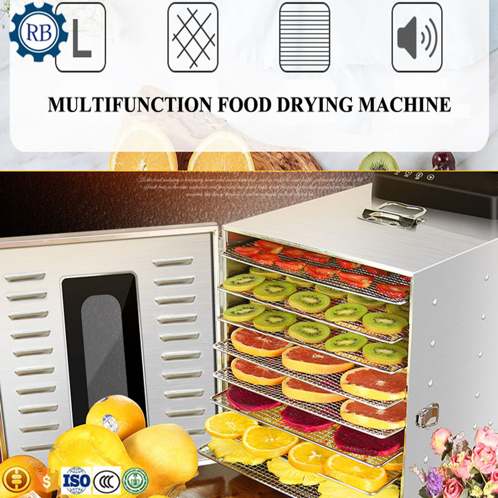 6 8 10 trays Hot Sale  Home Use Food Dry Machine mini food dryer dehydrator drying machine vegetable and fruit drying machine