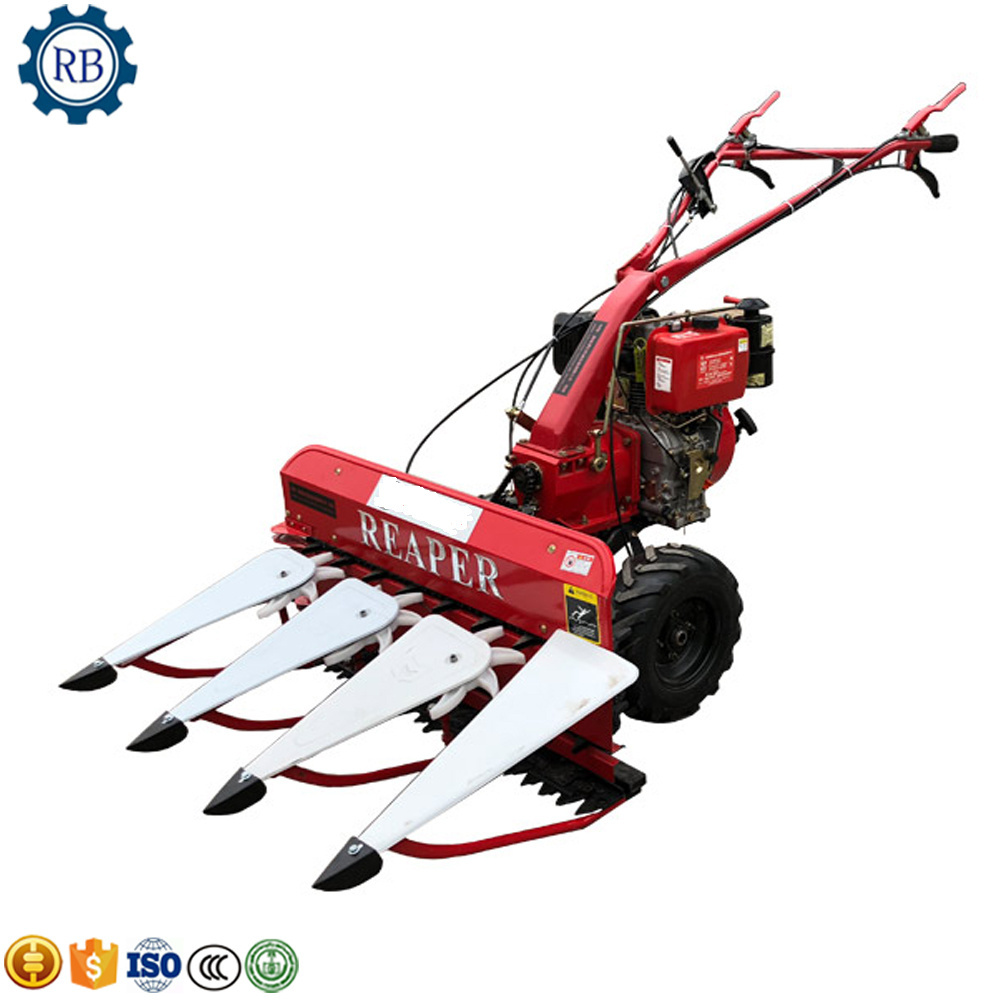 Good Feedback Hot Sale Grain Reaper/wheat Reaper / Mini Rice Paddy Cutting Machine Multifunction Low Cost Wheat Cutter Easily