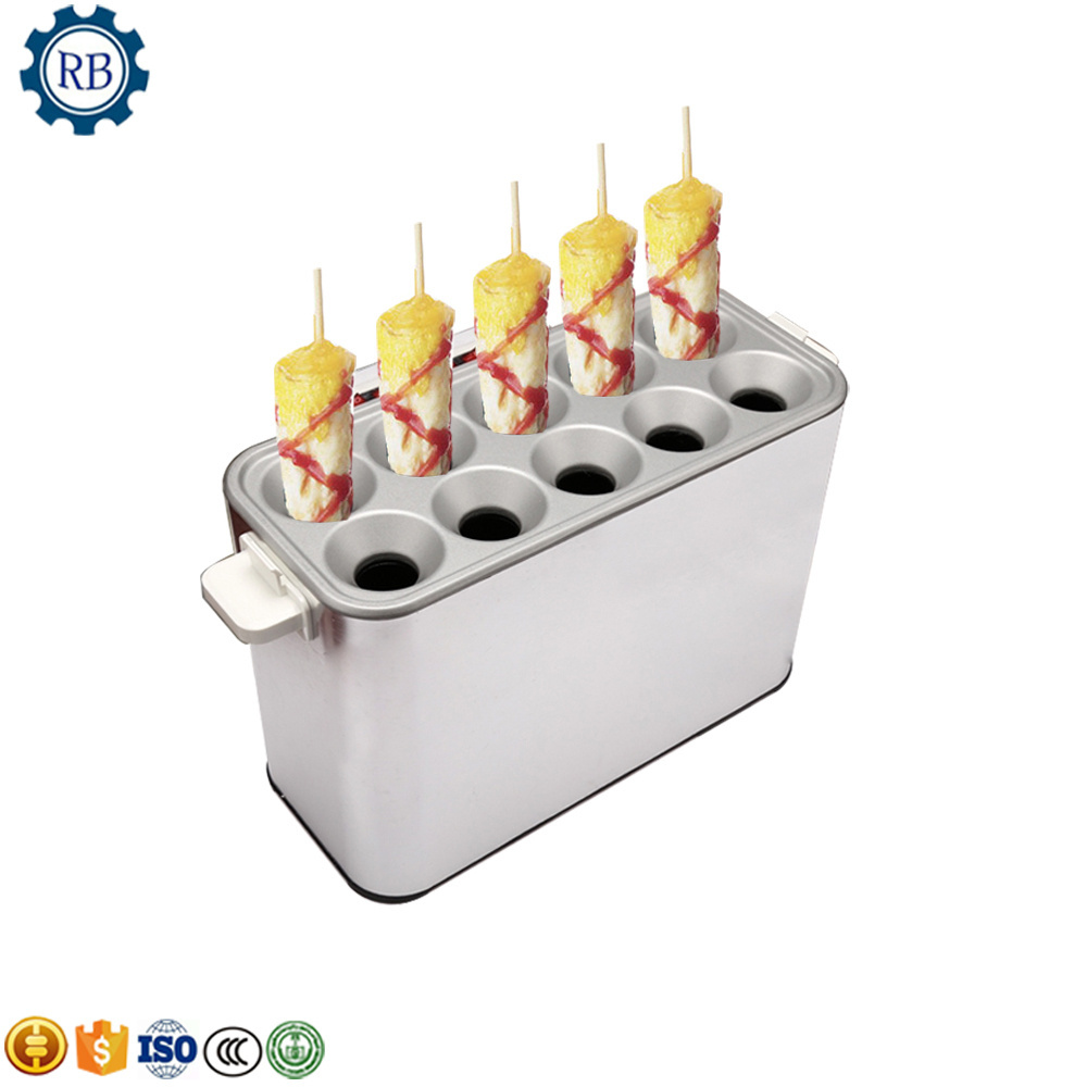 Small business 10 holes  Korean egg roll machine egg sausage machine small food machine