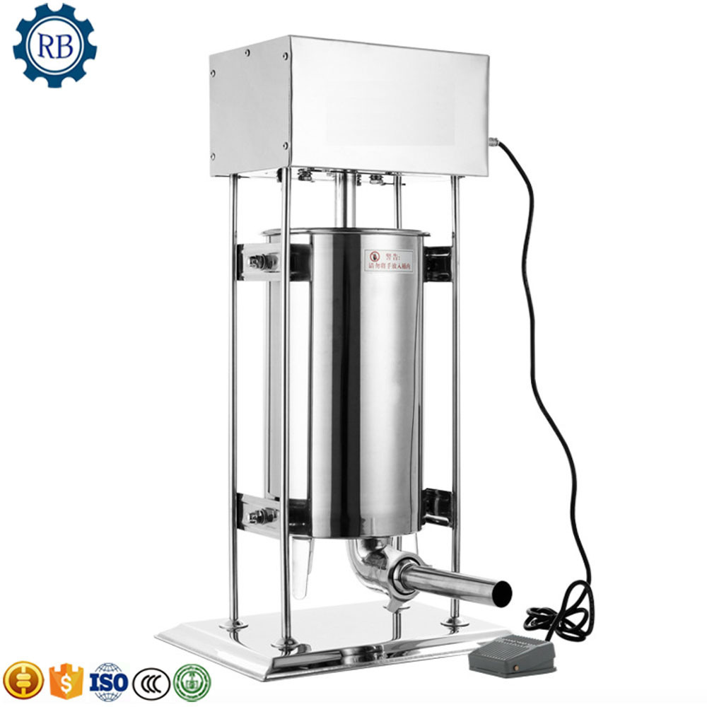 manual sausage stuffer filling making machine sausage filler salami maker and funnel handmade cooking tools