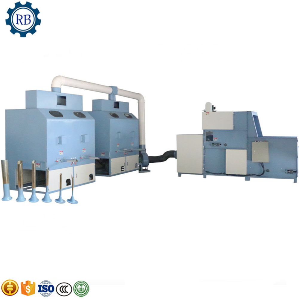 New Design cushion fill machine cotton pillow pressing stuffing compressing making machine production line fiber pillow filling