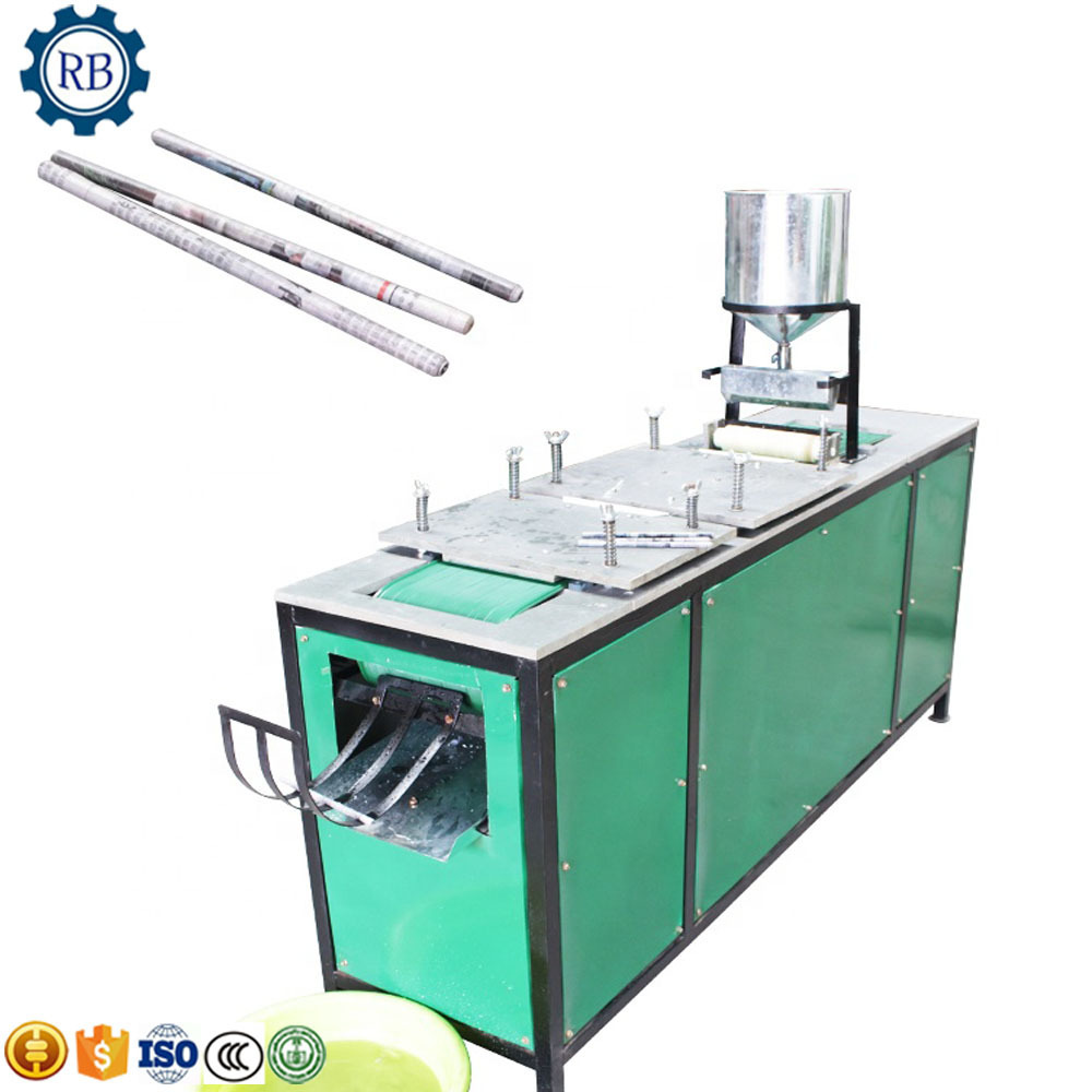 Automatic Newspaper Pencil Making Machine For Export Waste Paper Recycling Processing Machinery