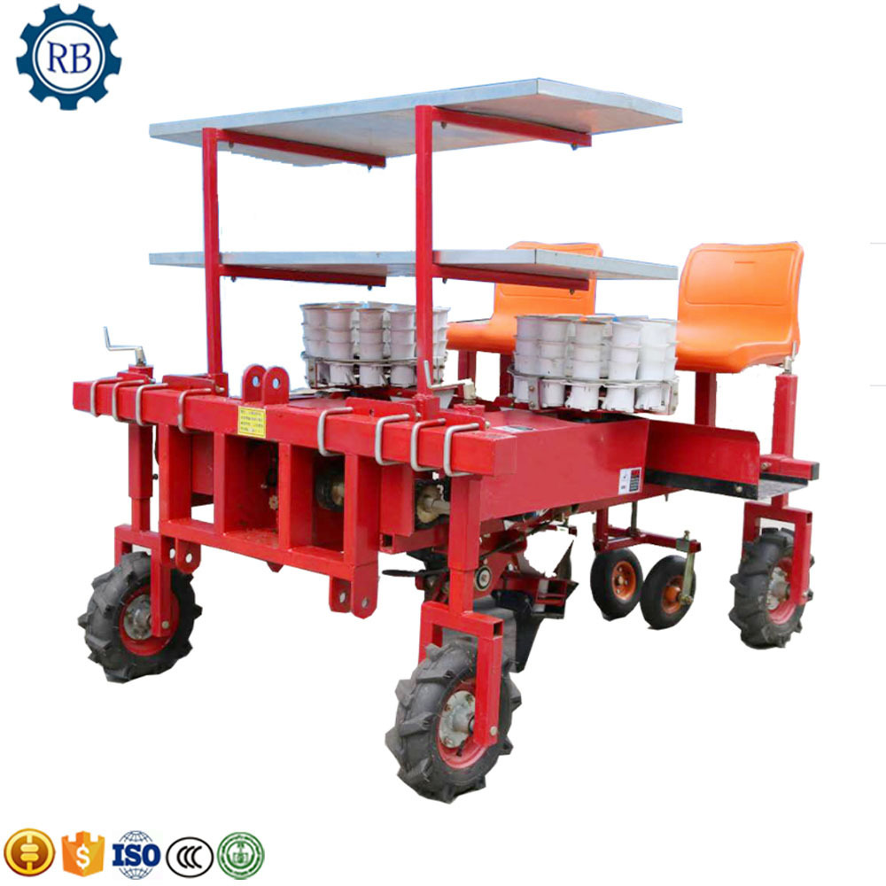 Widely Used Agricultural Paddy Planting Machine 2rows Manual Rice Transplanter for Sale Onion Transplanting Machine Customized