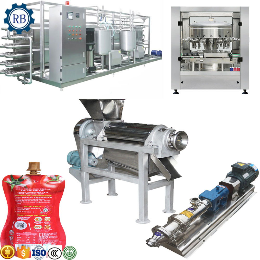 Commercial chili paste production line Tomato Crusher Machine / Tomato Grinder / Tomato Puree Making Machine