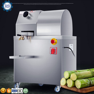 High Efficiency Sugar Cane Juice Extractor Machines / Sugar Cane Juicer / Hot Sale Sugarcane Juice Machine Motor Silver Provided