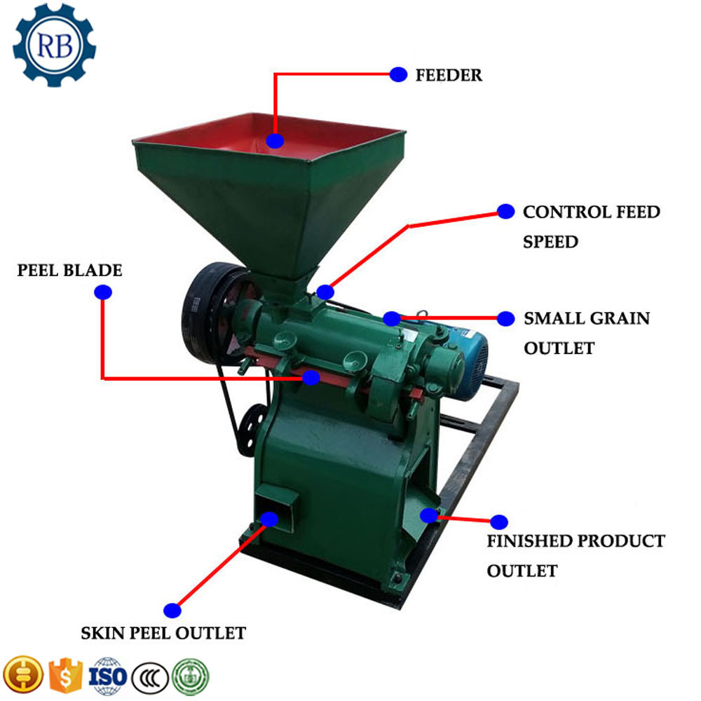 high quality low price maize dehuller machine corn huller machine maize peeler machine for sale